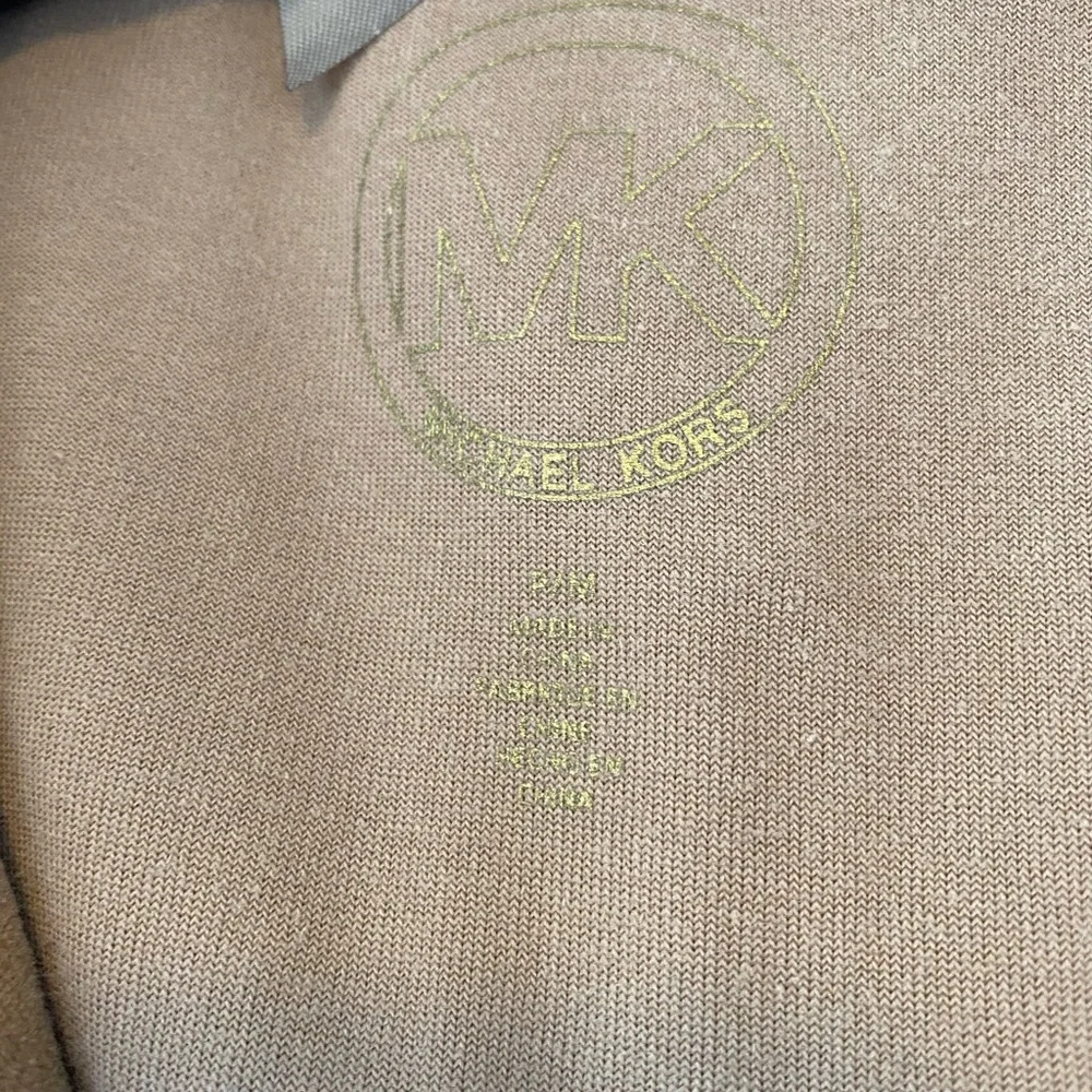 Velour Tracksuit Michael Kors 2 Piece Set in Camel Tan Color - Picture 6 of 9